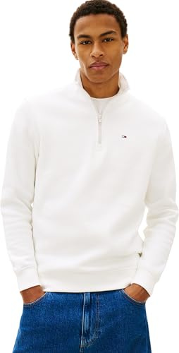 Tommy Jeans Felpa con Mezza Zip Uomo