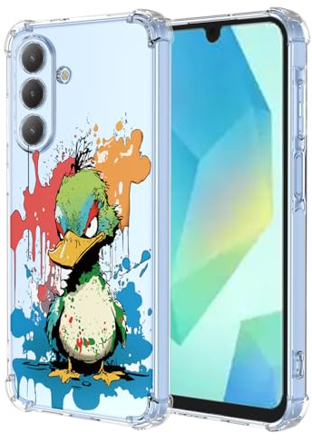 XINYEXIN Transparente Hülle für Samsung Galaxy A17 5G/4G | Blumen, Katzen, Leoparden & Niedliche Handyhülle, Weiches TPU, Stoßfeste, Dünn, Kratzfest, Kameraschutz