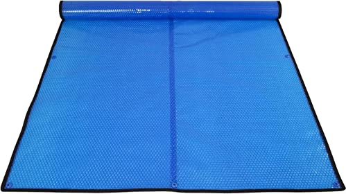 Couverture de Piscine, Couverture de Piscine Bleue Solaire rectangulaire pour Piscine à Cadre, Couverture à Bulles de Piscine Hors Sol(4x7m(13ftx23ft))