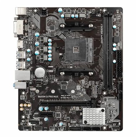 Gaming Motherboard Fit For MSI B450M-A PRO MAX B450 Motherboard Support Ryzen 5 5600 Socket AM4 CPU DDR4 PCI-E 3.0 SATA III M.2