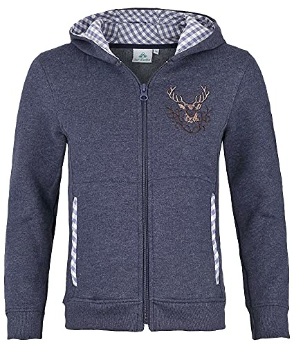 Isar-Trachten Jungen Kinder Trachten Sweatjacke Jeans