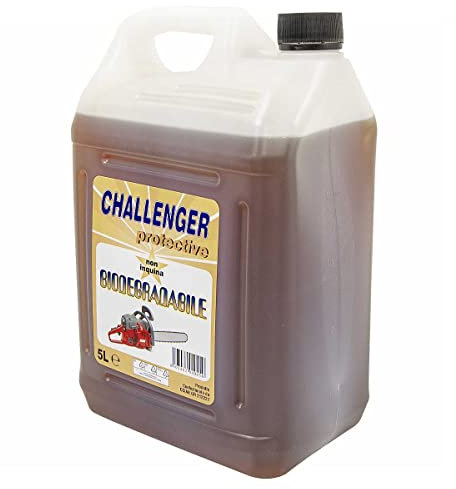 Challenger OLIO LUBRIFICANTE CATENA CATENE MOTOSEGA LT. 5 VEGETALE BIODEGRADABILE