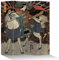 Fine Asianliving Paravent Raumteiler Japanisch Orientalisch Chinesisch Beidseitig L160xH180cm Spanische Wand Trennwand Room Divider Raumtrenner Sichtschutz Bedruckte Canvas Leinwand