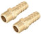 sourcing map Raccord Cannelé Tuyau Laiton Connecteur Métrique Mâle à Tuyau Barbelé 10mm x M12 x 1.25 2Pcs