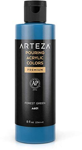 ARTEZA ARTZ-2933 Acryl-Gießfarbe, A601 Waldgrün, 236 ml (Pack of 1), 236 Milliliter