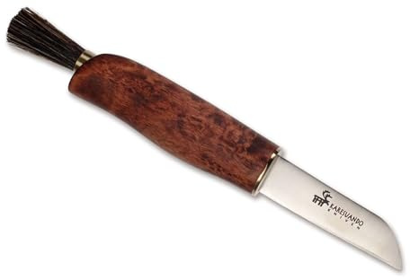 Karesuando Zwampe Cuchillo Fijo, Unisex Adulto, marrón, 20 cm