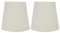 2 Stück Kleine Lampenschirme E14 Interventionell Montierter Weiß Barrel Fabric Stoff Lampenschirm 15 x 14 x 11 cm Nordischer Simple Lampshades für Kronleuchter Wandleuchte Stehlampe
