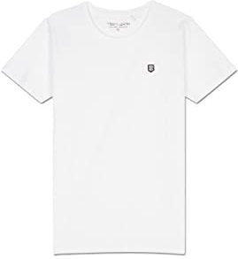 Teddy Smith, T-Taho MC, Tee-Shirt pour Homme, Casual, Blanc, Taille L