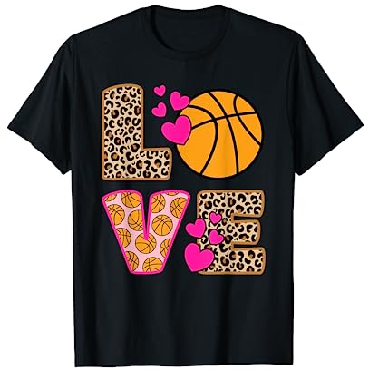 Love Basketball Frauen Mädchen Basketballspielerin T-Shirt