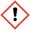 Gefahren-Aufkleber I Wetterfeste Folie mit UV-Schutzlaminat I Gefahrenstoff-Symbol mit GHS07 Reizend-Bezeichnung I 10 x 10 cm I GHS-Kennzeichnung I Warnung I Achtung I Hinweis I hin152