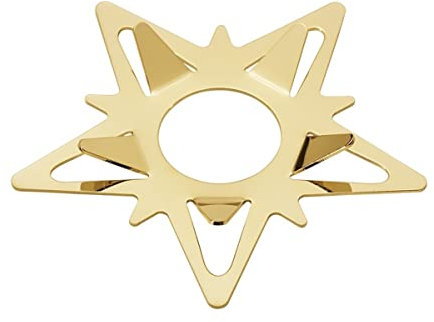 Georg Jensen Classic Christmas Bobeche Gold plattiert von Flemming Eskildsen - 2pcs