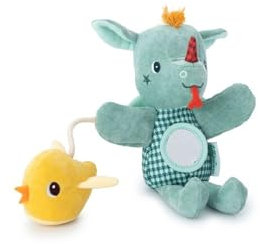 Lilliputiens - Joe der Zauberer - Handpuppe - Interaktives Spielzeug mit Rassel, Spiegel und Knisterpapier - Fördert Fantasie und Motorik - Ideal für Babys - Ab 6 Monaten - 83427