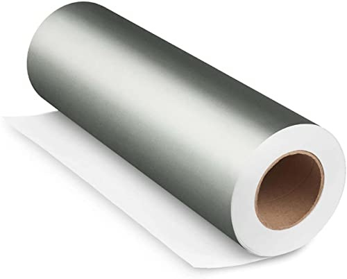 INDIGOS UG - Viperstreifen Auto - Zierstreifen glänzend - Silber - 400 cm x 25 cm Zierstreifen - Aufkleber - für Auto, Boot, Motorrad, Autoaufkleber Autoaufkleber - Racing Design - Sportstreifen