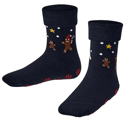 FALKE Unisex Kinder Gingerbread Boot Stoppersocken rutschhemmende Noppen atmungsaktive nachhaltige biologische Baumwolle Wolle 1 Paar