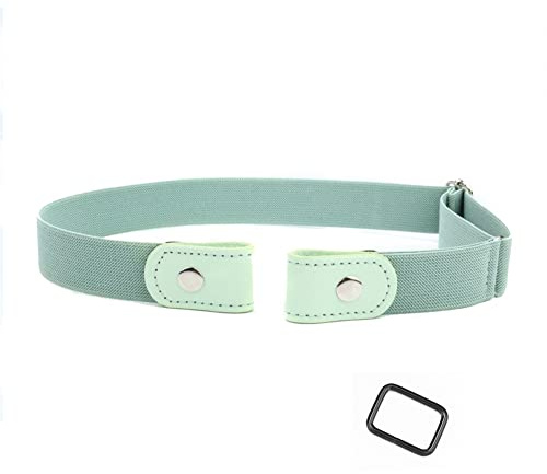 Yurosiay Damen Schnallenfreier Gürtel Ohne Schnalle Elastischer Gürtel Unsichtbarer Gürtel Damen Verstellbarer Keine Schnalle Gürtel Stretch Gürtel Damen für Jeans Hosen Kleid Schwarz