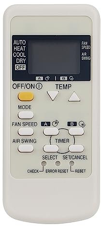 A75C3077 A75C3078 Mando Aire Acondicionado Fit for Panasonic AC CWA75C3077 CWA75C3078 CS-UE12JKD CS-UE12JKE CS-RE9GKE CS-RE9HKE CS-RE12JKE-1 CS-RE9JKE CS-RE9JKE-1 CS-RE12JKR CS-RE9JKX CS-UE9GKE