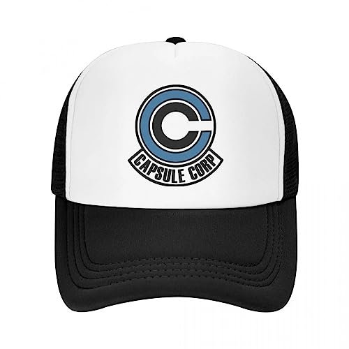 Chapeaux pour Adultes Fashion Capsule Corp. Casquette Baseball pour Hommes et Femmes Casquette Camionneur réglable Chapeau Camionneur Performance Snapback Caps Chapeaux d’été Cadeaux d'extérieur