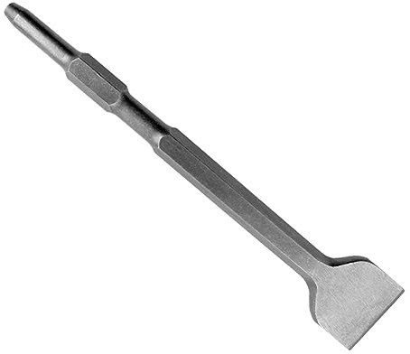 Starnearby Burin SDS Plus Burin Plat pour Carreleur Outil de Burin pour Perceuse à Percussion électrique Burin en Carbure à Tige Hexagonale pour Carrelage, Vieux Plâtre, Mur, Béton