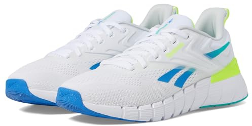 Reebok Men's Nano Gym Shoes White/Unleashed Green/Kinetic Blue - 100208634