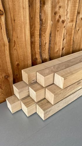 Eiche 9x9cm KANTHOLZ BALKEN SCHALUNG HOLZ BAUHOLZ 180cm LÄNGE (4)