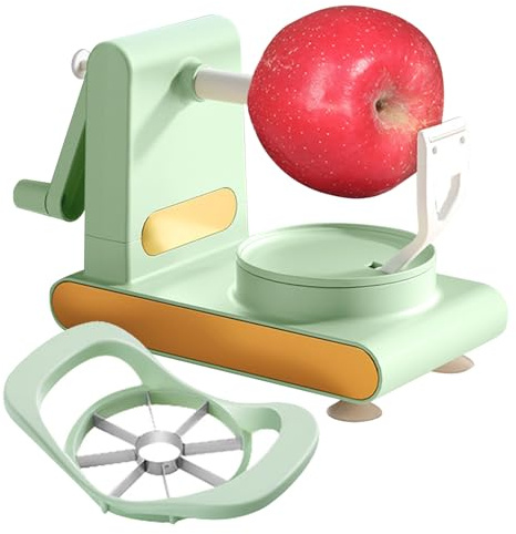 Multifunktions-Obstschäler, Handschäler Obstschäler Maschine, Apfelschäler und Entkerner-Maschine, Schälmaschine, Kartoffelschäler, - und Gemüseschäler für Kartoffeln, Äpfel, Orangen