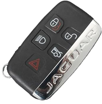 5-Tasten-Fernbedienung Autoschlüssel Shell Case Fob Smart Car Key Gehäuse Abdeckung für Land R0ver Discovery 4 / Freelander für Sport / Evoque für Jaguar XJ XJL XF