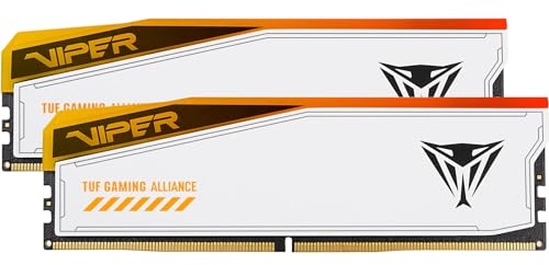 Patriot Viper Elite 5 TUF GAMING RGB DDR5 RAM 48GB (2X24GB) 6000MT/s CL36 UDIMM Desktop Gaming Memory Kit - PVER548G60C36KT