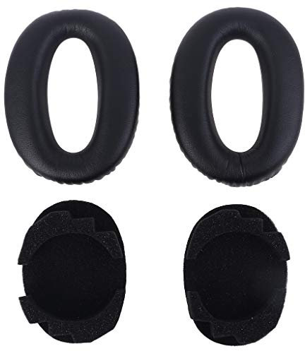 Noise Isolation Memory Foam Ear Cushions For MDR-1000X MDR 1000X WH-1000XM2 1 Pair Soft Earpad Earphone Replacement Headphone Earpads Headphone Covers Soft Comfort Replacement Replacement Earpads Ear