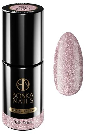 Boska Nails UV LED Hybrid-Nagellack Divine Baila Secret Nr. 364 Langlebiger Gel Nagellack 6 ml Hochpigmentiert Maniküre Bis zu 3 Wochen Halt Einfache Anwendung