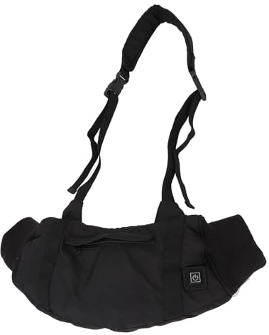 Syrisora Handwärmer-Tasche, USB-betrieben, 3 Geschwindigkeiten, Verstellbarer Riemen, Wasserdicht, Bequem, Sport-Handwärmer-Muff-Tasche mit Reißverschlusstasche