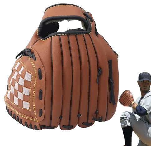 Baseball-Handschuhe für, Baseball-Handschuhe für Erwachsene | Handwurfhandschuhe,Robuste Outfielders-Baseballhandschuhe, linkshändiger Teeball-Softball-Handschuh zum Spielen für Kinder und Erwachsene