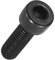 Kozelo 50Pcs Vis à Tête Cylindrique à Six Pans Creux - [M8-1,25 x 25mm] Acier Allié Filetage Complet Noir Oxyde Grade 12,9 Vis Hexagonale Interne pour Imprimante 3D Mobilier, Noir