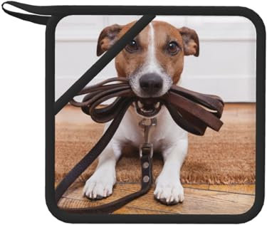 Cani Jack Russell Terrier Animali, Presine, Presine da cucina in silicone anti-caldo, resistenti al calore