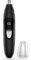 Nose Hair Trimmer Professional Painless Eyebrow Trimmer Battery-Operated Trimmer Dual Edge Blades for Easy Cleansing (Black)