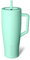 BrüMate Era 40 oz Tumbler with Handle and Straw | 100% Leakproof Insulated Tumbler with Lid and Straw | Made of Stainless Steel | Cup Holder Friendly Base | 40oz (Mint)