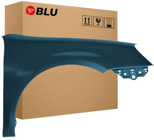 BLU Kotflügel Passend für Volkswagen Golf V 5 Jetta Kombi LC5F Rechts Blau | 2003-2009 | Vorderseite Vorne | Lackiert | Einbaufertig