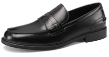 QUEEN HELENA Elegante Mokassins Halbschuhe Leichte Herren U1812, Schwarz , 44 EU
