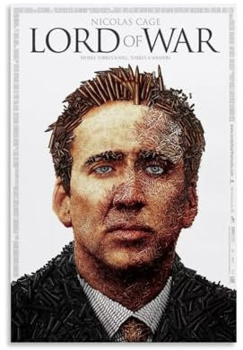 Poster Lord of War, Design Gemälde für Wohnzimmer, Schlafzimmer, Wandkunst, ästhetisches Cover-Poster, 20 x 30 cm, ungerahmter Stil