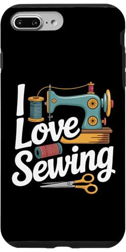 Bobine di filo per macchina da cucire I Love Sewing Custodia per iPhone 7 Plus/8 Plus