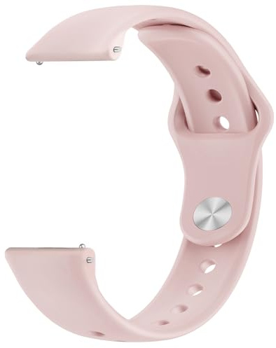Issinlky 18MM 19MM 20MM 22MM Weiches Silikonband Quick Release Sportarmband für Frauen Männer