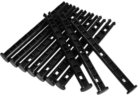 TOYANDONA 10pcs Trash Can Lid Replacement Pins Bin Lid Hinge Axle Connectors Fit for Outdoor Wheelie Bins Easy No-Tool Installation for Communities Schools Parks