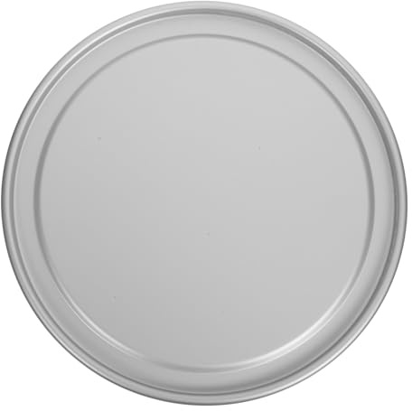 CLISPEED Aluminum Alloy Pizza Pan Lid Round Baking Plate Cover for Oven Microwave Refrigerator Use Multifunctional Pan Lid Preventing Spills for Kitchen Cooking