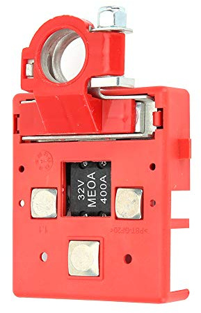 Tbest High Performance 32V 400A Car Battery Distribution Terminal Pile Head Connector with Triple Fuse Sockets for 4WDs and Caravans ABS Metal Construction