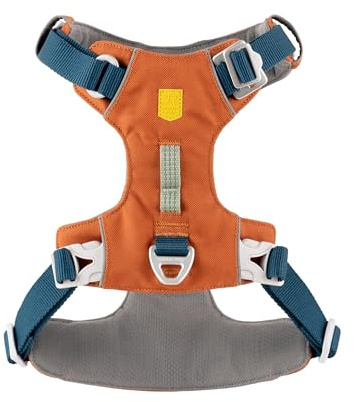 Woolly Wolf Alpha 360 Hundegeschirr für kleine Hunde S Terracotta Mix – Geschirr mit 4-Punkt-Anpassunsgsystem aus 100% recyceltem Polyester, sanfte Führung bei ziehenden Hunden