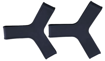 MagiDeal 2 Stück Tauchflossenband, Flipper-Schnalle Straps aus Silikon, Flossenband für Schnorcheln und Tauchen Fersenband, M