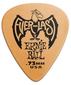 Ernie Ball Everlast-Plektron, 0,73 mm, orange, 12 Stück