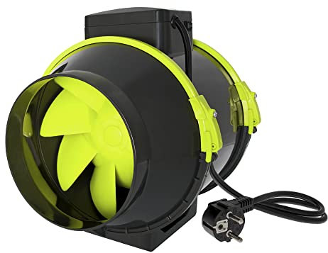 Garden Highpro – TT Max 150 – Lüfter, Gebläse, Abluftventilator, 2 Geschwindigkeiten