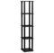 Furinno Turn-S-Tube Scaffale espositivo quadrato ad angolo a 5 livelli con tubo quadrato, Americano/Nero