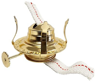 Light of Mine Ã–llampen-brenner | #2 vermessingter Brenner | Ã–llampenteile | Brenner | Reduzierring & docht für antiken Sturmlampen