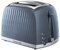 Russell Hobbs Honeycomb 2 Slice Toaster (Extra wide slots, High lift feature, 6 Browning levels, Frozen/Cancel/Reheat function, Removable crumb tray, 850W, Grey textured high gloss) 26063